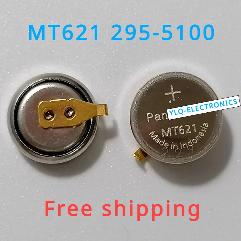 

1Pcs/Lot MT621 295-51 MT621 with Tail MT621 295-5100 295 5100 Kinetic Eco-Drive Rechargeable Battery Citizen Watch Capacitor