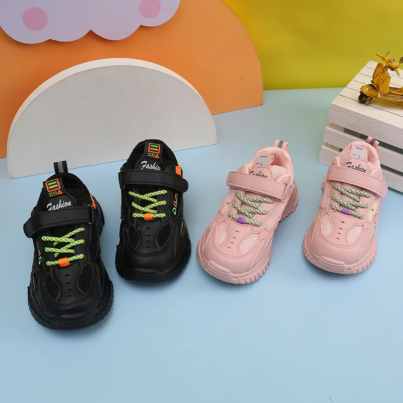 

Children's sports shoes children's shoes autumn 2020 new boys and girls mesh breathable soft sole running shoes