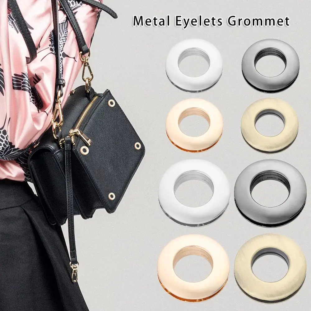 1Pcs High Quality Alloy Hole Metal Eyelets With Screws For Leather Crafts DIY Bag Clothes Belt Ornament Accessories