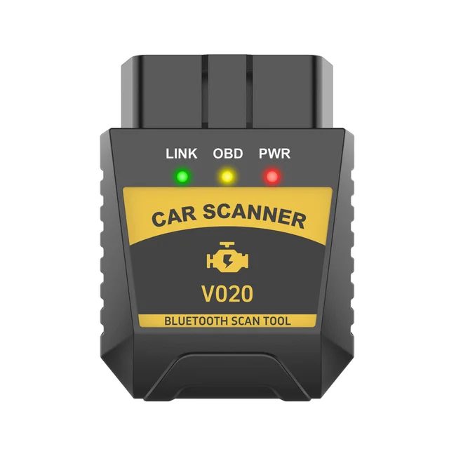 V020 Bluetooth 4.0 OBD2 Car fault Diagnostic Tool Code Reader For IOS Android PC OBD II Scanner read&clear the fault codes 2