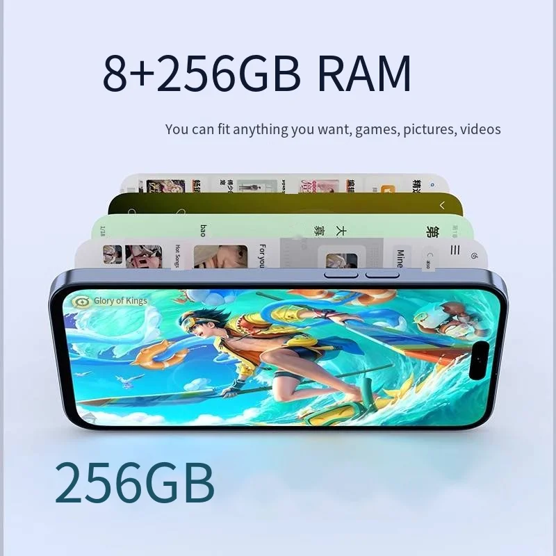 Bird Z1pro 휴대전화 페이스 브러시 잠금 해제, 4000mah 안드로이드 시스템, 720x1600 픽셀 휴대폰, 8 + 256GB 게임용 블루투스 휴대폰, 무료 배송