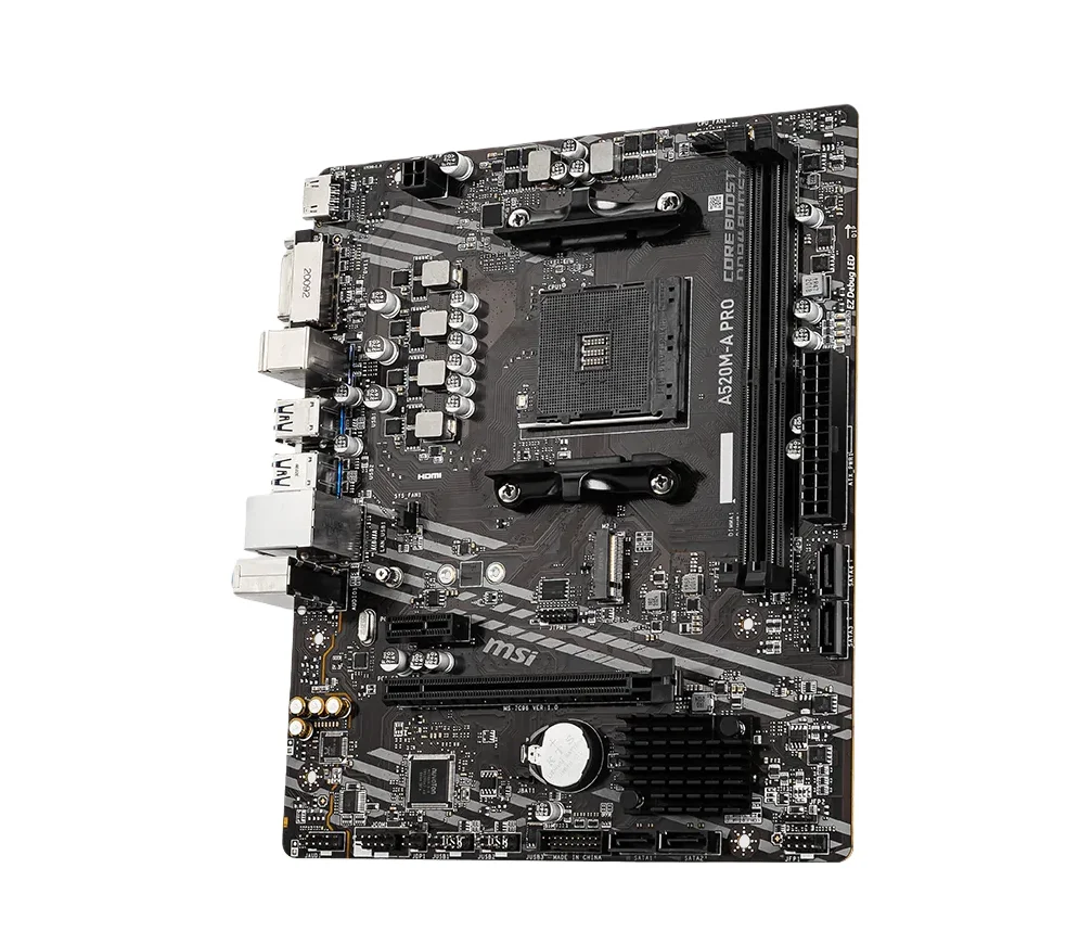 MSI A520M-A PRO motherboard AM4 memoria ram DDR4 AMD A520 cpu