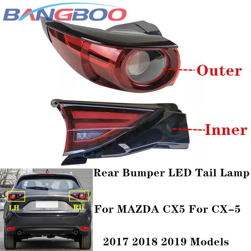 

Car Rear Bumper LED Tailight Tail Lamp For MAZDA CX5 For CX-5 2017 2018 2019 Brake Light