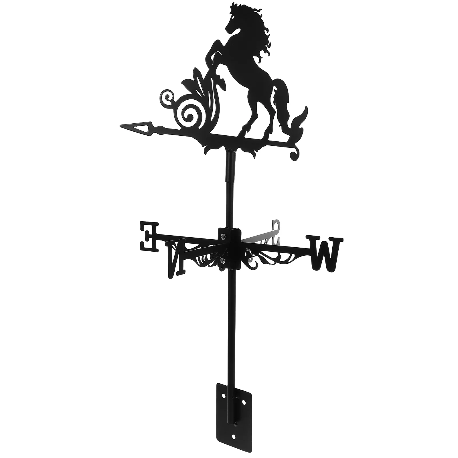 

Decor Weathervane Iron Outdoor Wind Direction Indicators Vanes for Sheds Garden Decoration