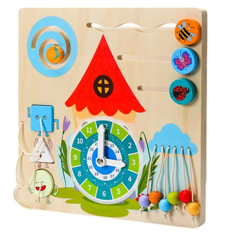 

Busy Boards For Toddler 1-3 Montessori Busy Boards Sensory Activity Board For Toddler 1-3 Preschool Learning Activities Fine