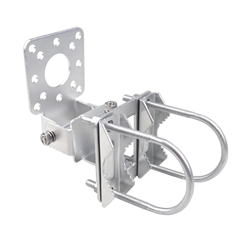 AP Bridge Antenna Clamp Clip Hoop Fixed Mount Bracket Multi Function Fixture Pole Holder Adjustable Angle Iron Plated Dacromet