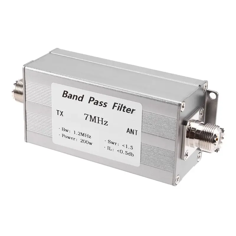 【NEWLY】단파 7Mhz 대역 통과 필터 고절연 BPF 감도 증가 200W