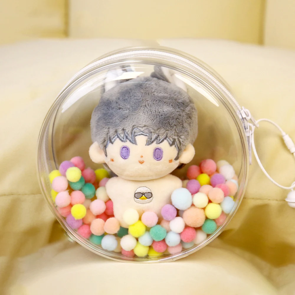 Toy Storage Case Circular Storage Case For 10cm Doll Display Box PVC Plush Doll