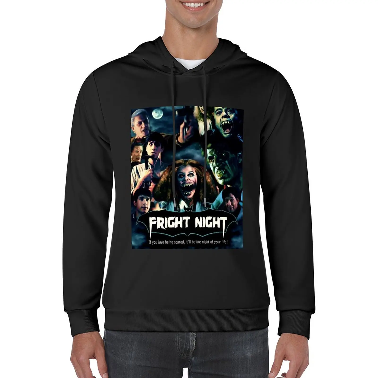 

New Fright Night Pullover Hoodie hooded shirt men clothes fashion men japanese hoodie