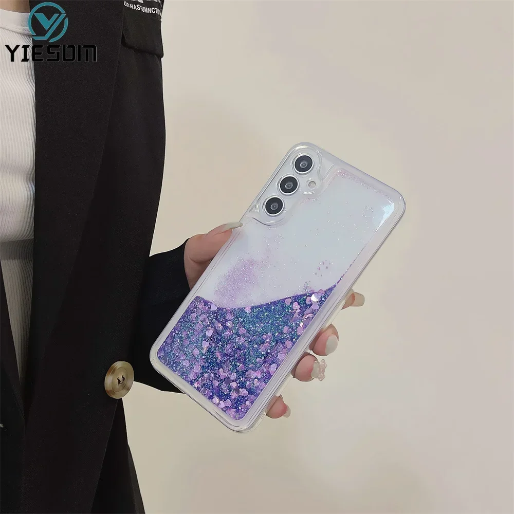 Sparkling Glitter Silicone Phone Case - Shimmering Protective Cover