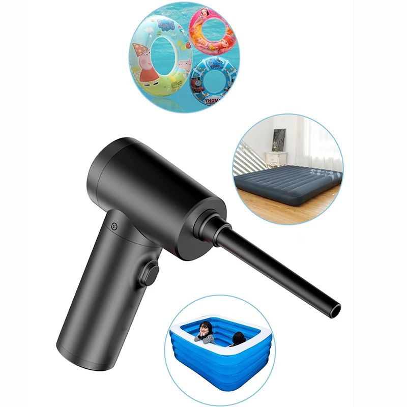 Cordless Air Duster Electric 51000RPM Wireless Dust Gun Compressed Air Blower Powerful Hair Dryer Computer Keyboard Cleaning 5