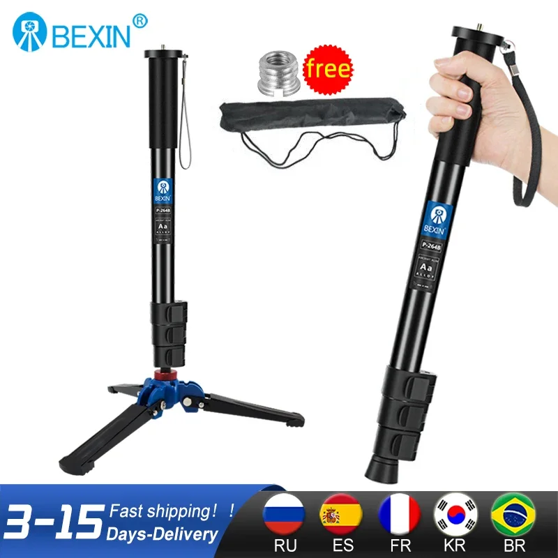 Anbily Extendable Caera Aluinu Onopod With Feet Portable Travel
