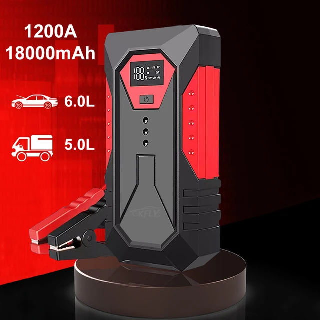 18000mAh Car Jump Starter Portable Power Bank Car Battery Booster 12V Car Starting Device for Petrol Diesel 6.0L/4.0L 1