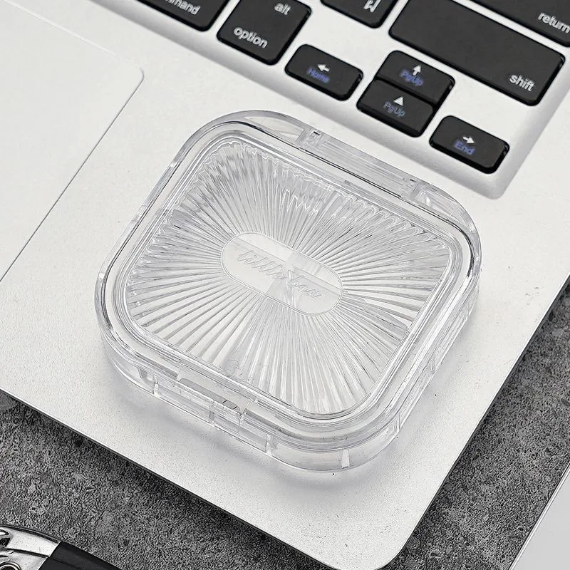 Weekly Portable Medicine Organizer with Moisture-Proof Sealed Design and Exquisite Packaging