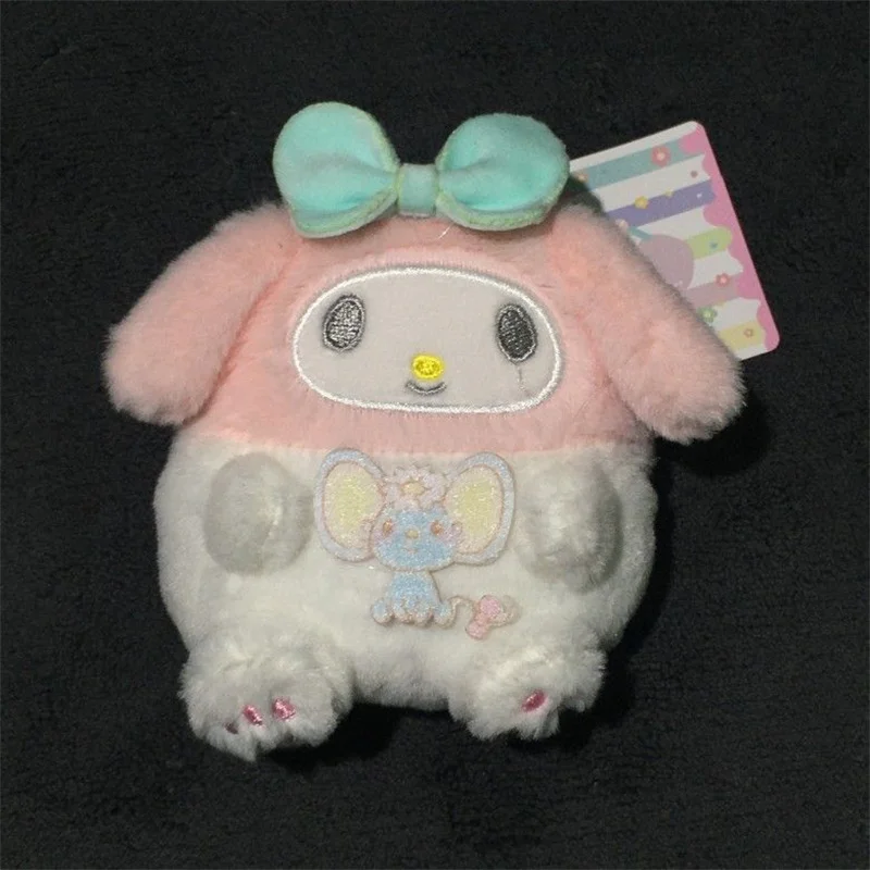Sanrio Coin Purse Hello Kitty Melody Plush Toys Children Cute Kuromi Cinnamoroll Wallet Girls Cartoon Pochacco Plush Bag Gifts