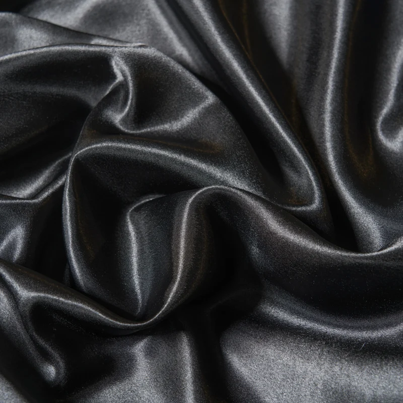 1/3Pc Satin Fitted Sheet Solid Colour Single Twin Full Queen King Ice Silk Mattress Cover Natural With Elastic Band Bed Sheet 5