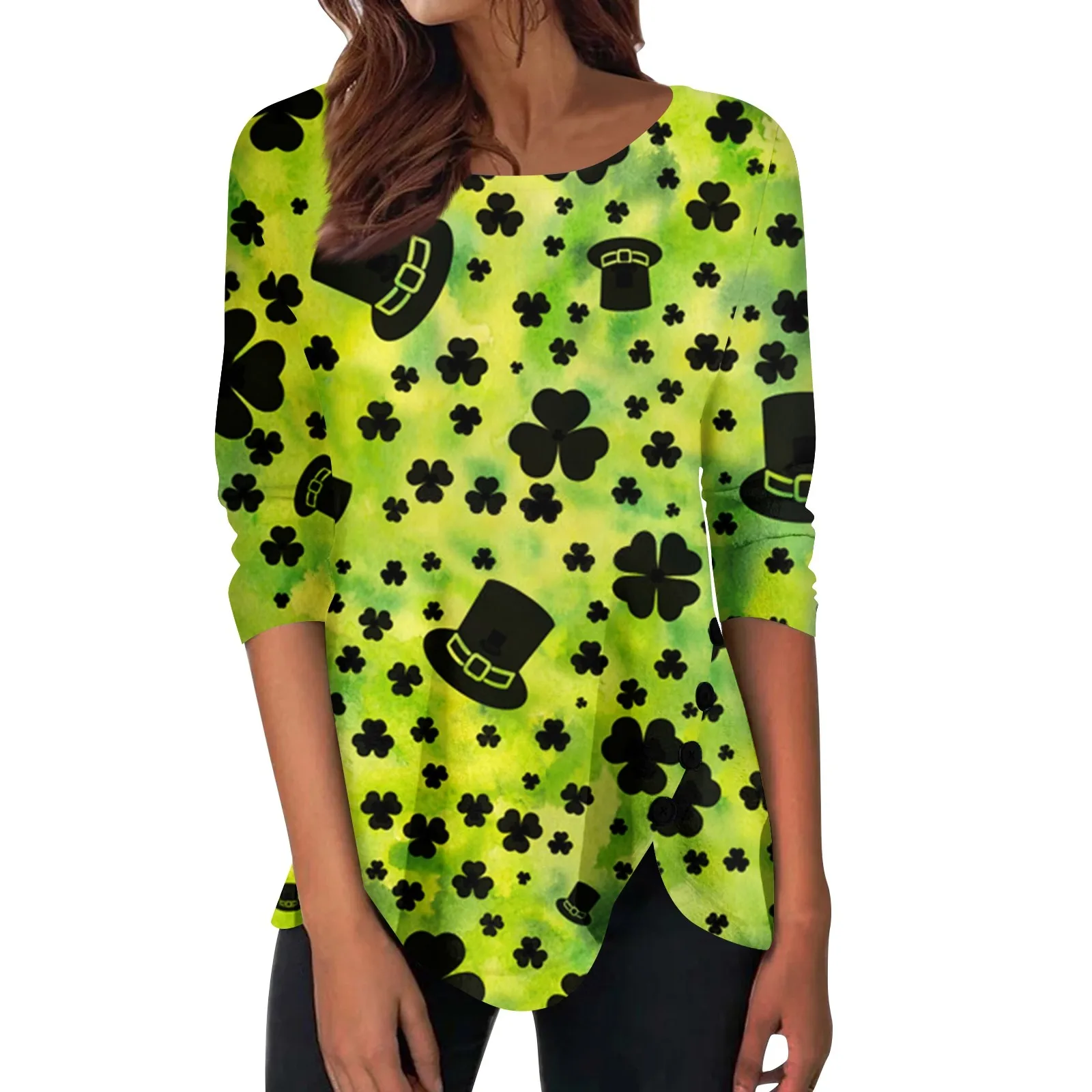 

Женская футболка с длинным рукавом, с принтом на День святого Валентина