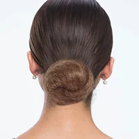 100 Pcs Hair Net Nylon Invisible Hairnet Elastic Mesh Bun Bulk 15CM Nets Black Miss Man 1