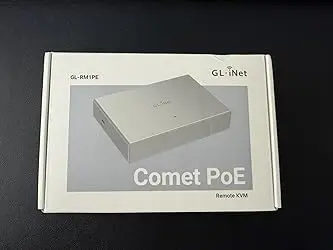 Comet PoE GL.iNet (GL-RM1PE) - Contrôle KVM à Distance, 4K, PoE Ou Type-C - Pour Serveurs, PC