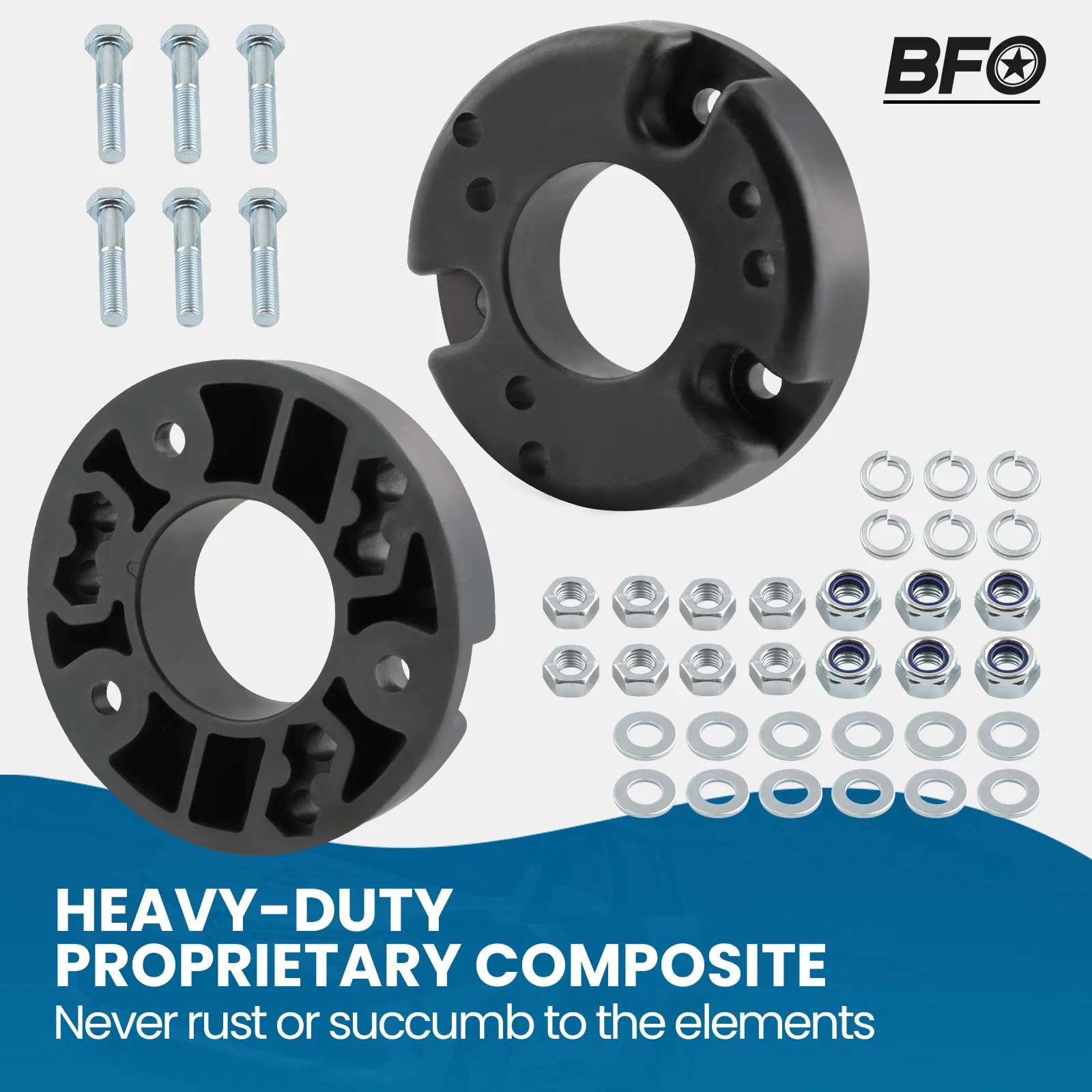 

Front 2" inch Leveling Lift Kit for Ford Raptor 2017-2018 Hardware