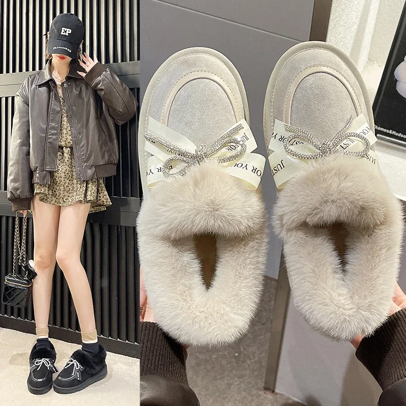 2023 Uggs Alla Caviglia Elegante E Alla Moda Imbottitura Pelosa Nuovo In Scarpe Invernali Con Tacco A Zeppa Per Donna Stivali Da Donna Stivali Da Donn