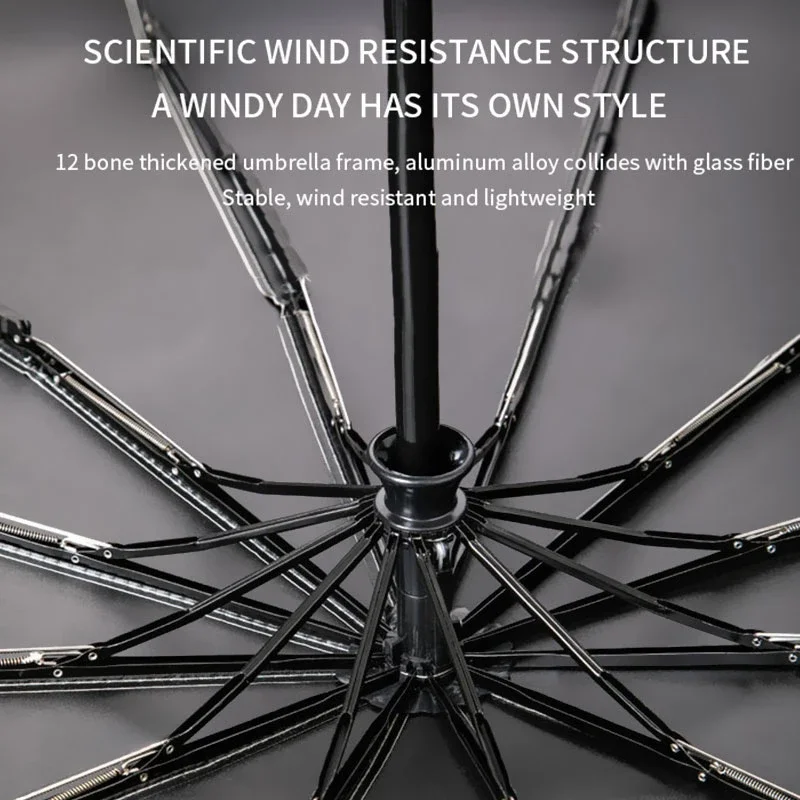 Xiaomi Umbrella 24 Bone Solid Color Automatic Umbrella Light Collapsible Large Size Sunshade UV Protection Outdoor Folding Umbrella