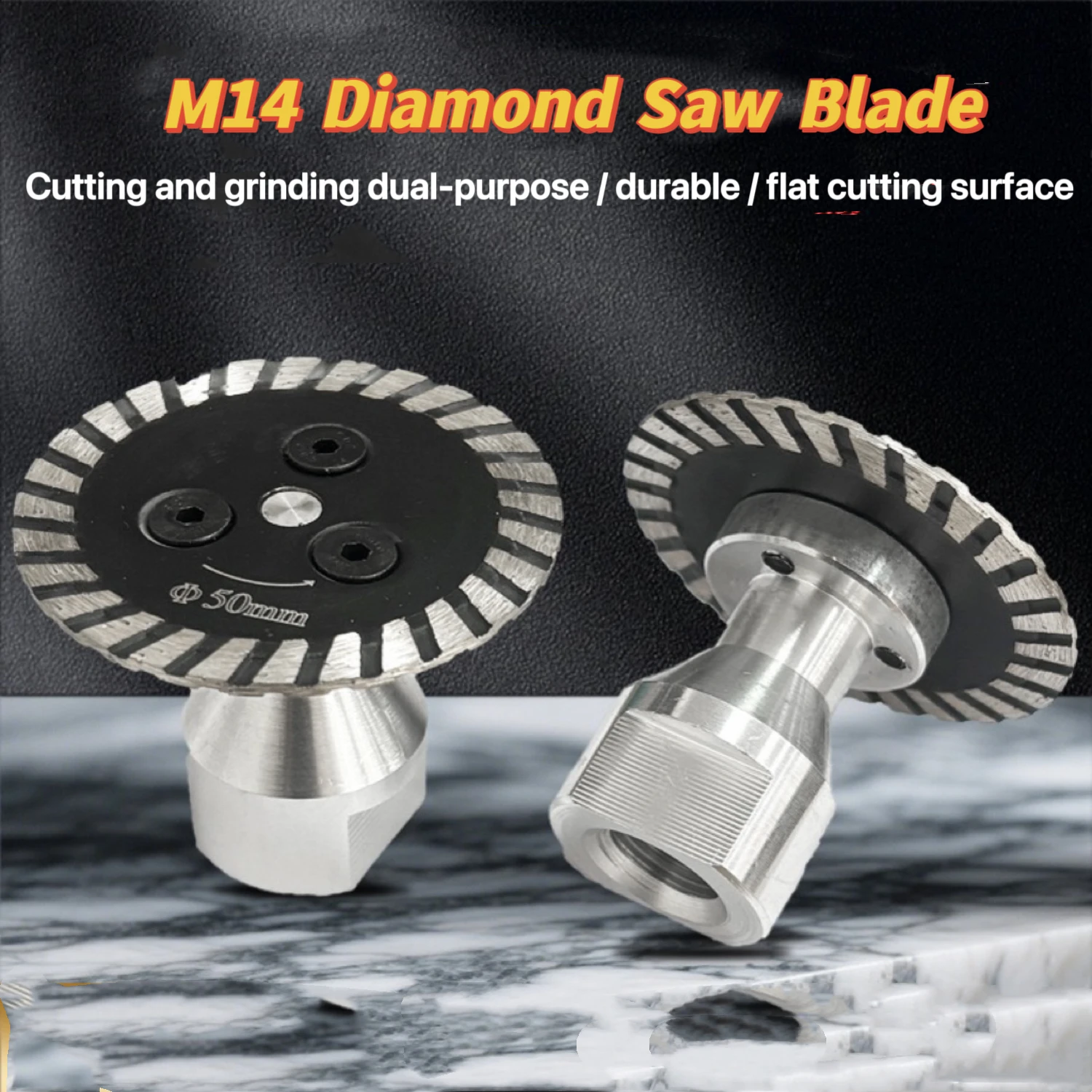 Ultra-Durable 50mm Mini Diamond Saw Blade for Stone & Ceramic Tile Cutting