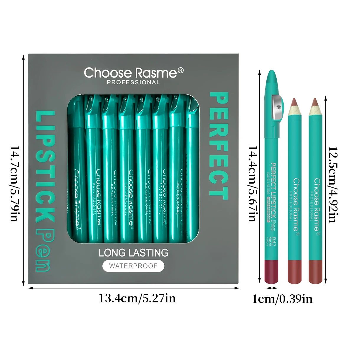 12 pcs Lip Liner Pencil Set Matte Lipliner Pencil Lipstick Waterproof Long Lasting  Nude Contour Lipstick Pen Lip Tint Cosmetics 6