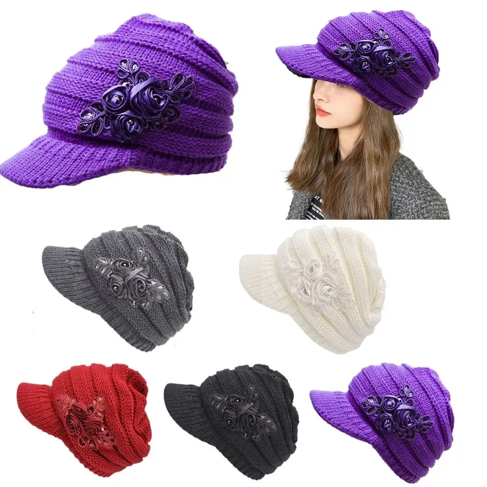 INS Thickened Knitted Beanies Ear Protection Snow Riding Skiing Beret Hat Cold/Windproof Men Women Warm Caps Baseball Caps