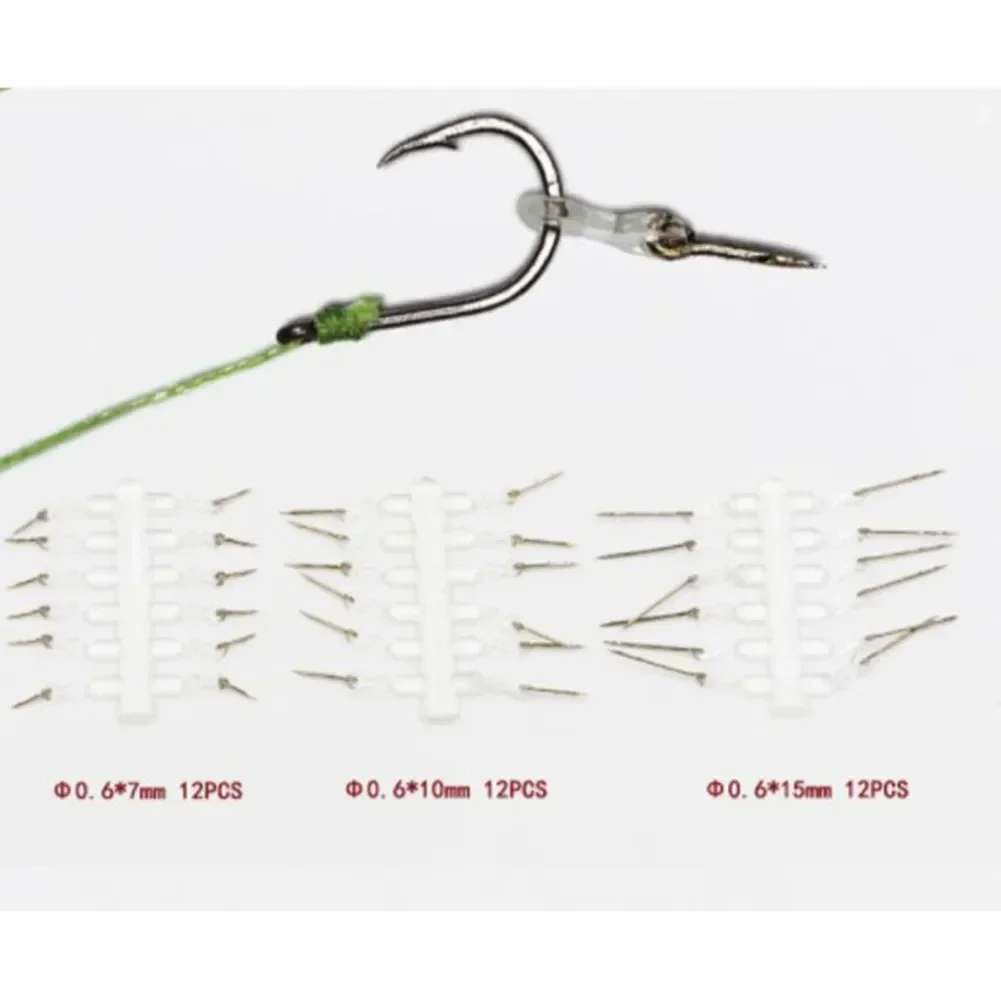 Practical Fishing Bait Hair Rig Sting Boilies Pin Tackle 12pcs Bait Spike Boilies Pin Sting Carp