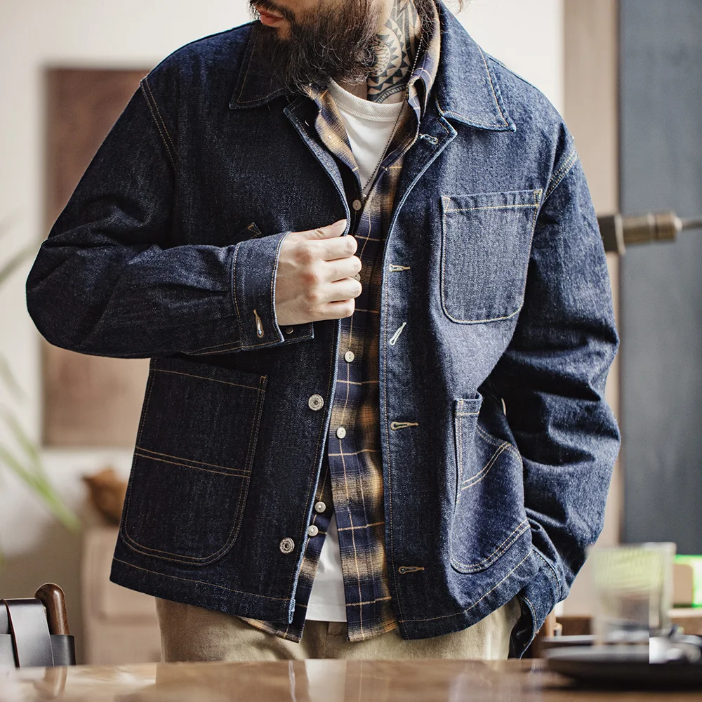 ジャケット・アウター   denim field coat m51 BLUEPORT】DENIM MODS COATデニムモッズコート 