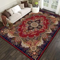 Persian Luxury Red Carpet Living Room Large Size Rug Non-slip Coffee Tables Mat Home Decoration Bedroom Lounge Rug Tapis Salon 2