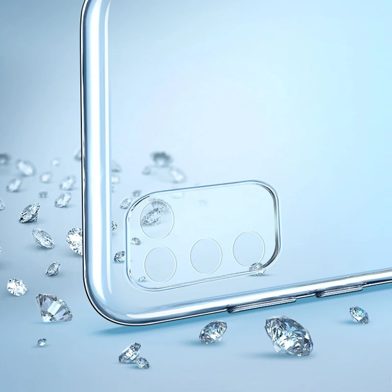 Ultra-Thin Clear Soft TPU Phone Case - Transparent Silicone Back Cover Housing