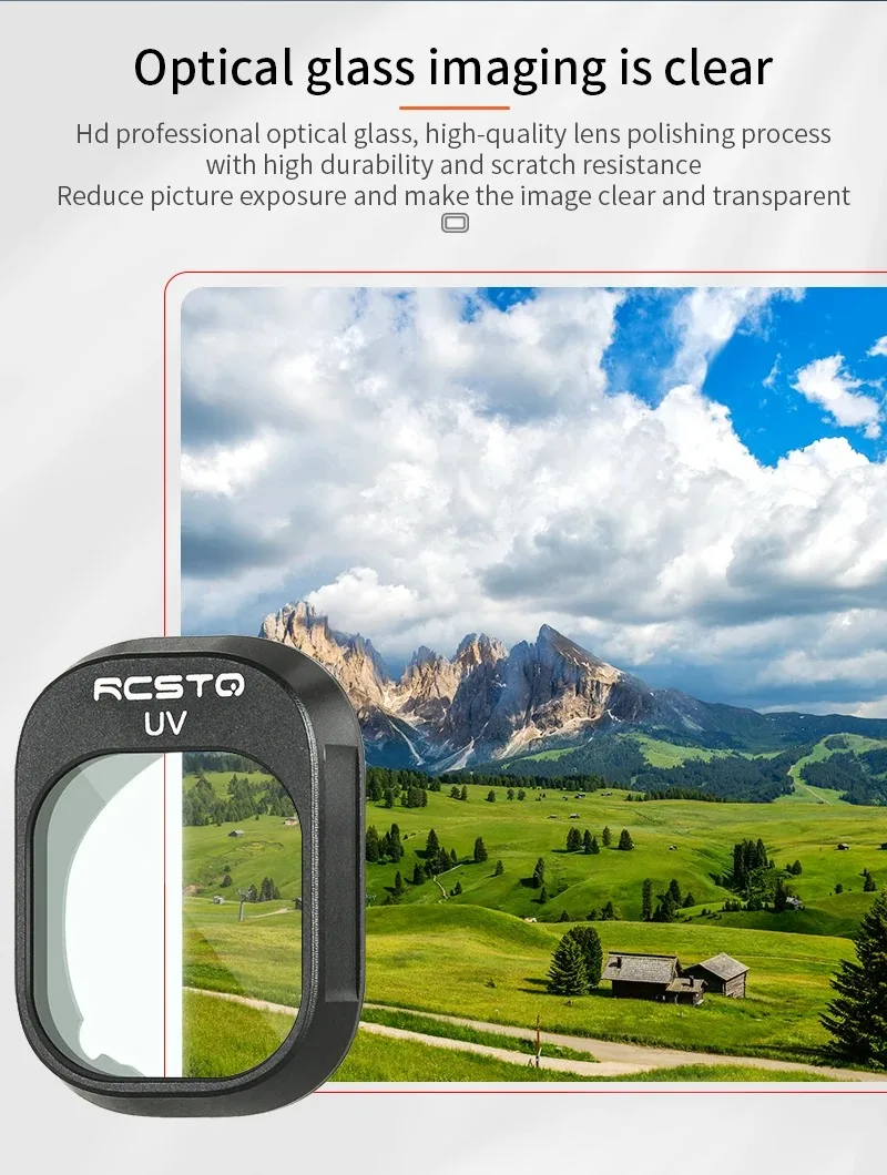 Description Picture 4 of itemRCSTQ Camera Lens Filter For DJI Mini 4 Pro ND Filter Drone Set UV CPL ND8 ND16 ND32 ND64 ND/PL For DJI Mini 4 Pro Accessories