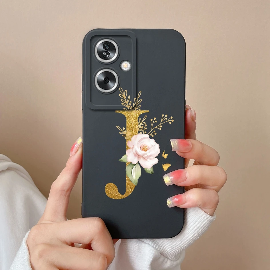 Luxury Liquid Silicone Matte Flower Shockproof Phone Case - Soft Back Cover Housing