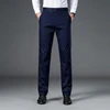 Male Pants Stretch Solid Black Smart Casual Men's Trousers Office Quick Dry Suit Pants New Spring Autumn Korean Straight Pants 6