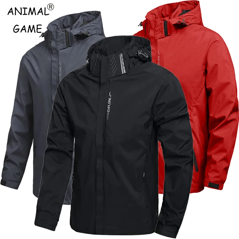 Men's Waterproof Cycling Rain Jacket 1