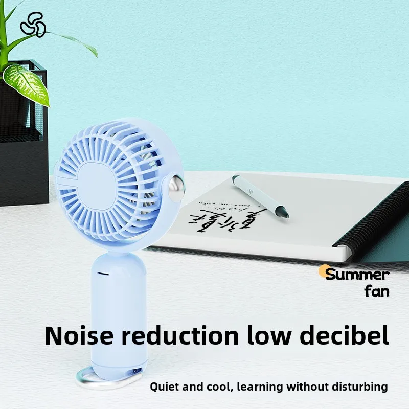 Turbo Mini Portable Handheld Fan Mini USB Charging Handheld Fan Violent Desktop High Speed Small Fan 4