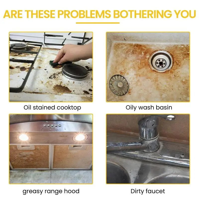 All-Purpose Kitchen Pots Pan Cleaner Multi-purpose Kitchen Grease Cleaner Multi-purpose Spray Degreaser 100ml