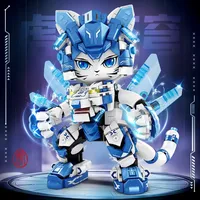 Articulated Mecha Panda Building Kit - DIY Robot Model Toy, Educational Gift for Boys Age 6-12, Birthday & Children's Day 3