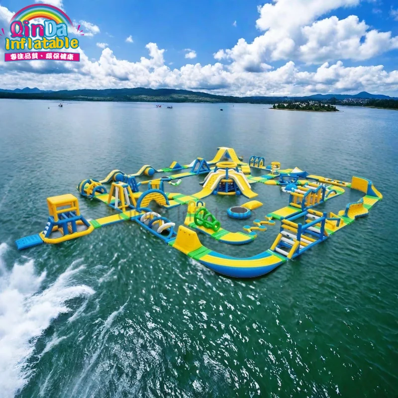 Inflatable Floating Sea Lake Pool Water Park Obstacle Course Water Play Sports Entertainment Aqua Parks
