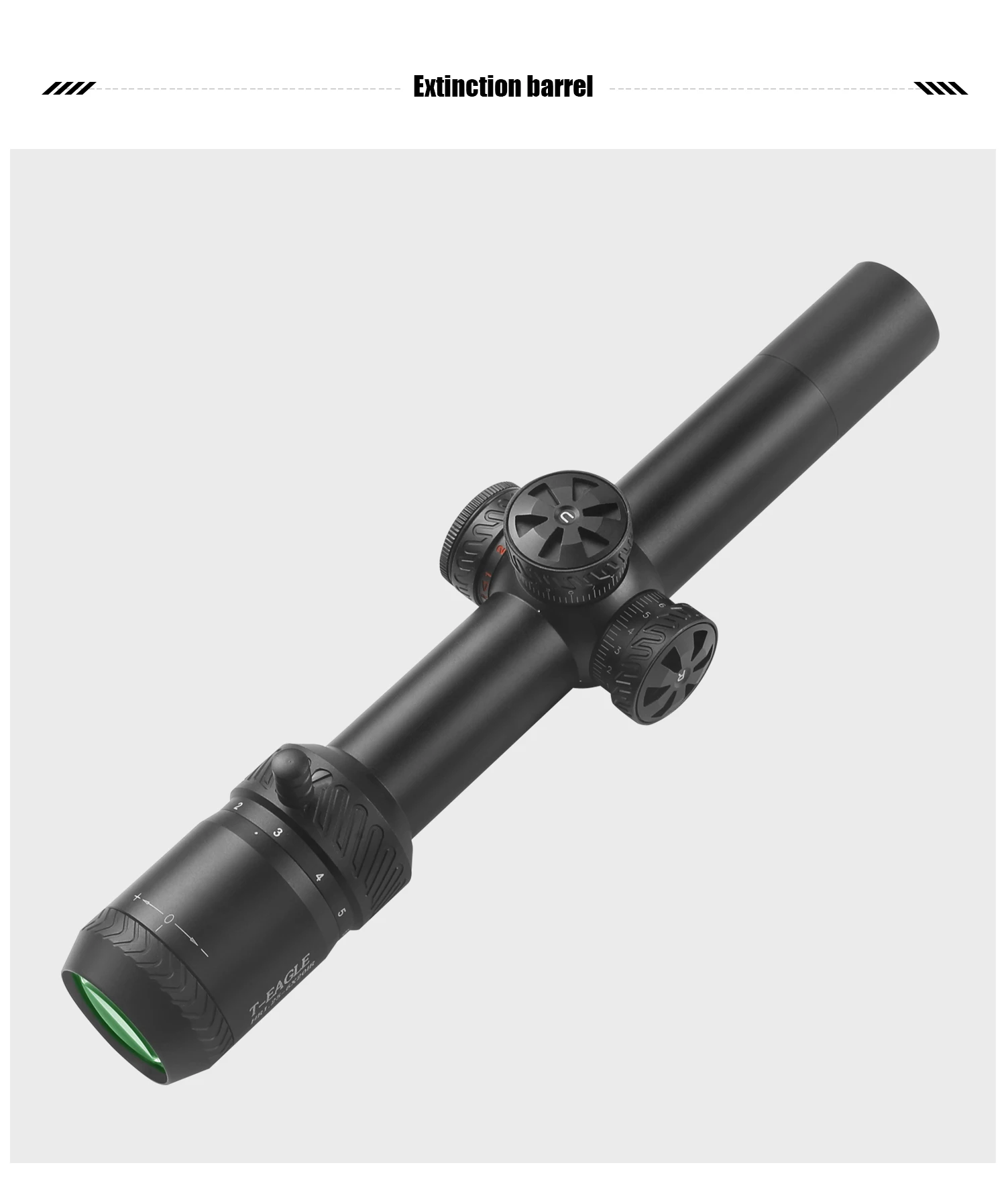 T-EAGLE Hunting Riflescopes Optical Rifle Scope Airsoft Guns Sight  Shock Proof Tactical Equipment Collimator HR 1.25-6X20IR HK