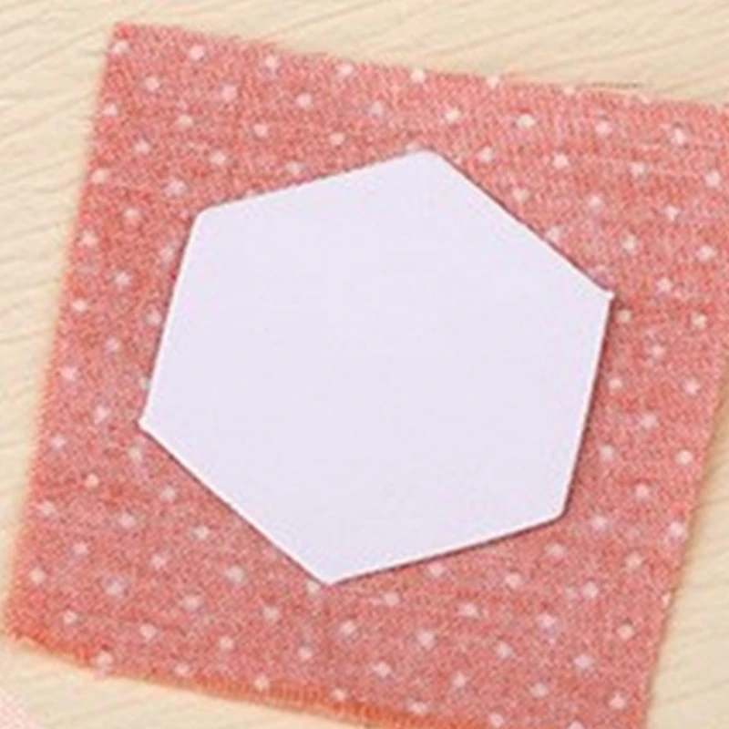 600Pcs Hexagon Paper Piecing Paper for Patchwork Quilting, 6 Different Size Piecing Shape Quilting Templates