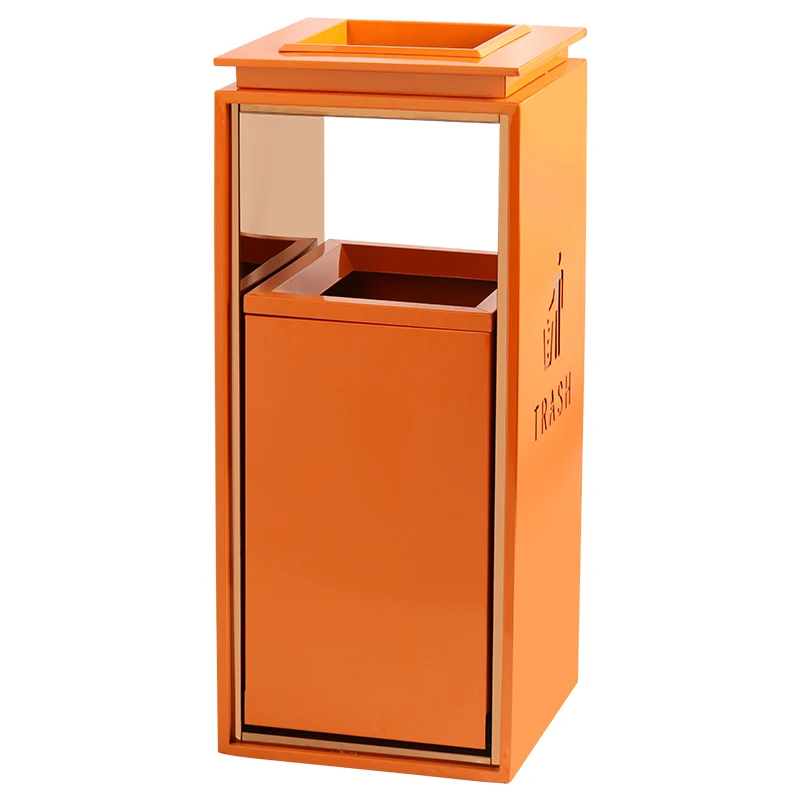 

YY with Ashtray Customized Color Classification Large Shopping Mall Indoor Garbage Bin