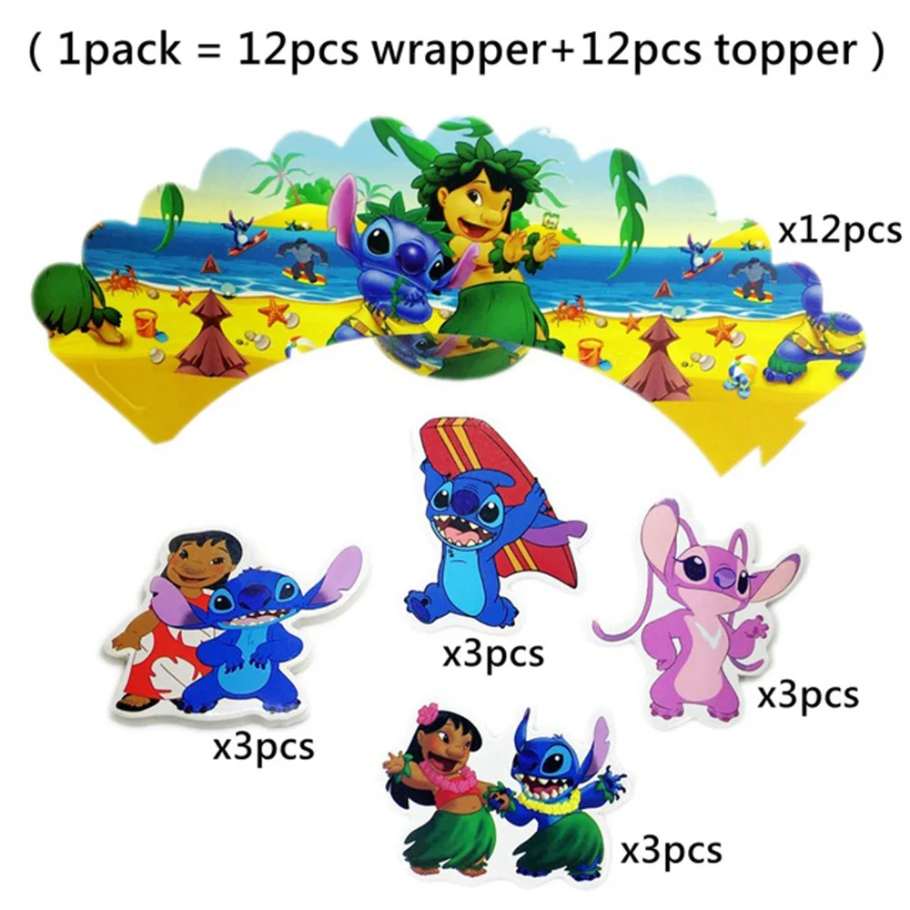 Lilo Stitch Cake Decorations  Lilo Stitch Cupcake Toppers