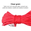 4mm Diameter Fishing Braided Line Rope Portable Multi-functional Outdoor Waterproof Safety Lock Ropes Cord 4mmx20m 5