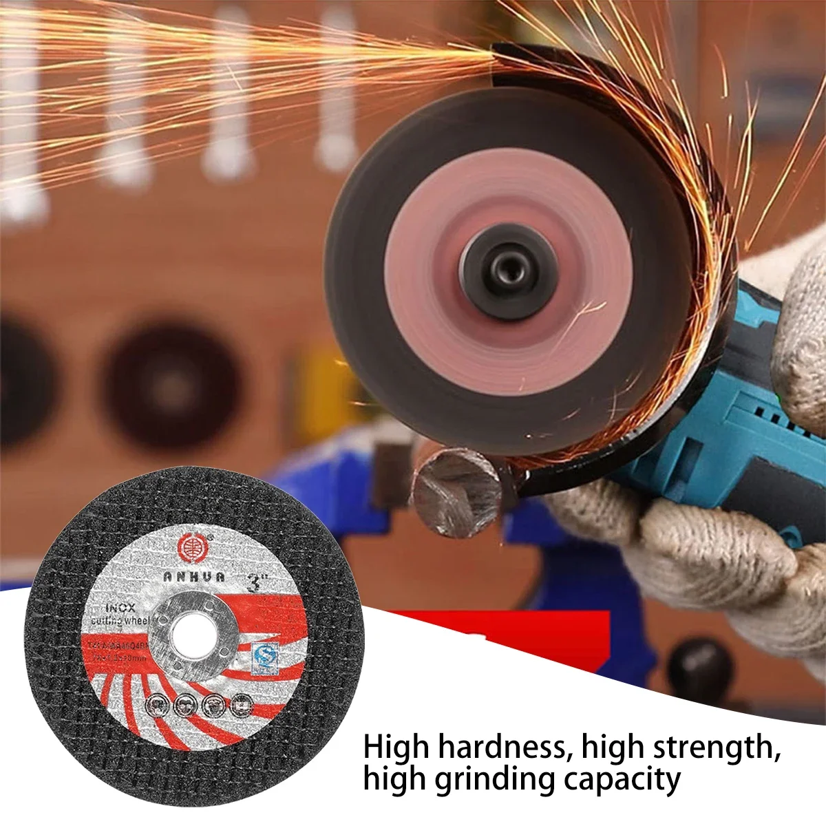 3 In Grinding Wheel Cutting Disc Inner diameter 10mm Grind Disc Cutting Grinding Round For Mini 75 mm Angle Grinder 5/15Pcs