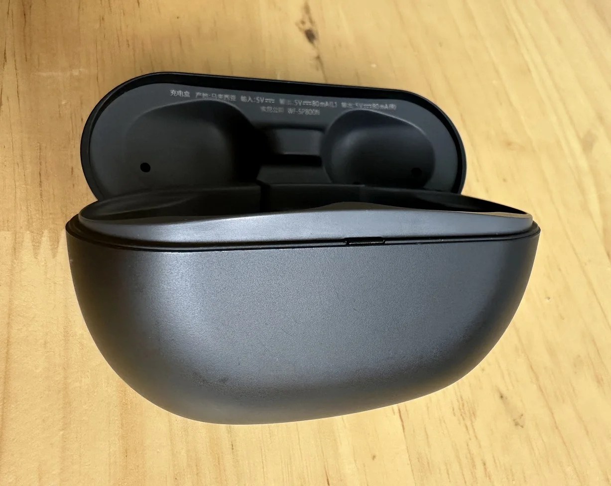

WF-SP800N Charging Case for Bluetooth Wireless Earbuds, Headphones, Battery Cover, Original Used Replacement Box, Black Blue