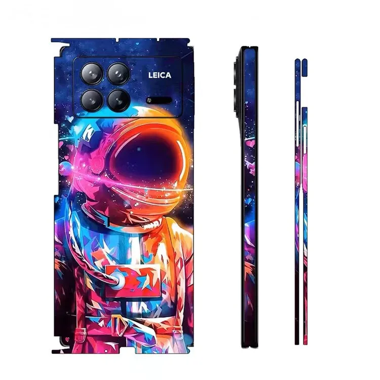 3M Intorno Alla Schiena + Cerniera + Adesivo Protettivo Laterale Per Xiaomi Mix Fold2 Cover Opaca Per Xiaomi Mix Fold 3 Back Sticker