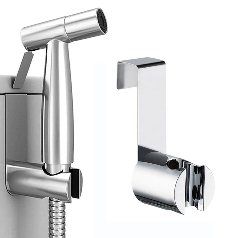 Bidet Sprayer Bidet Sprayer Holder No Punching Stainless Steel Shower Wand Hook Toilet Bracket Bathroom Hardware